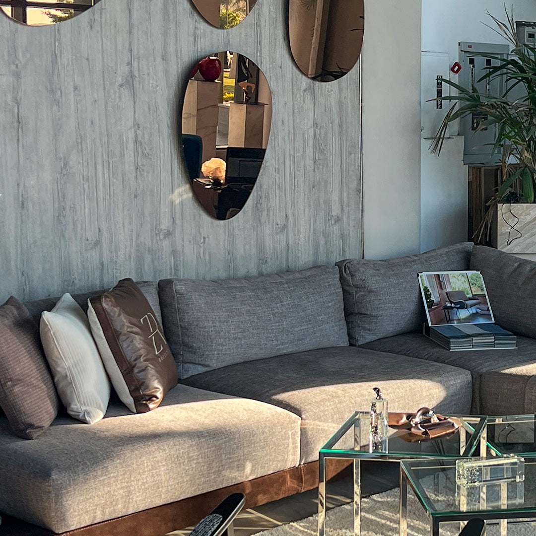 Sofia genuine leather sofa