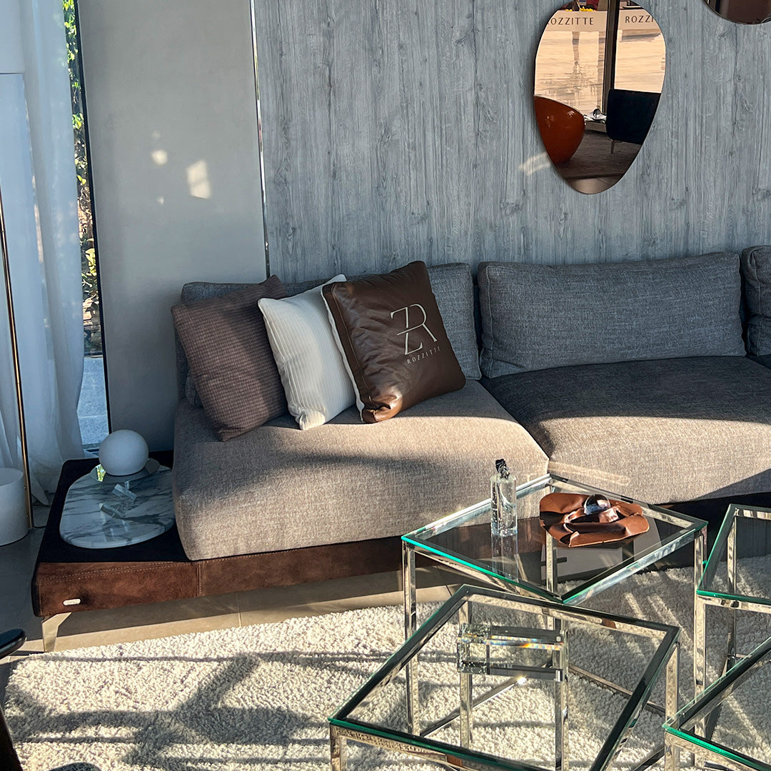 Sofia genuine leather sofa