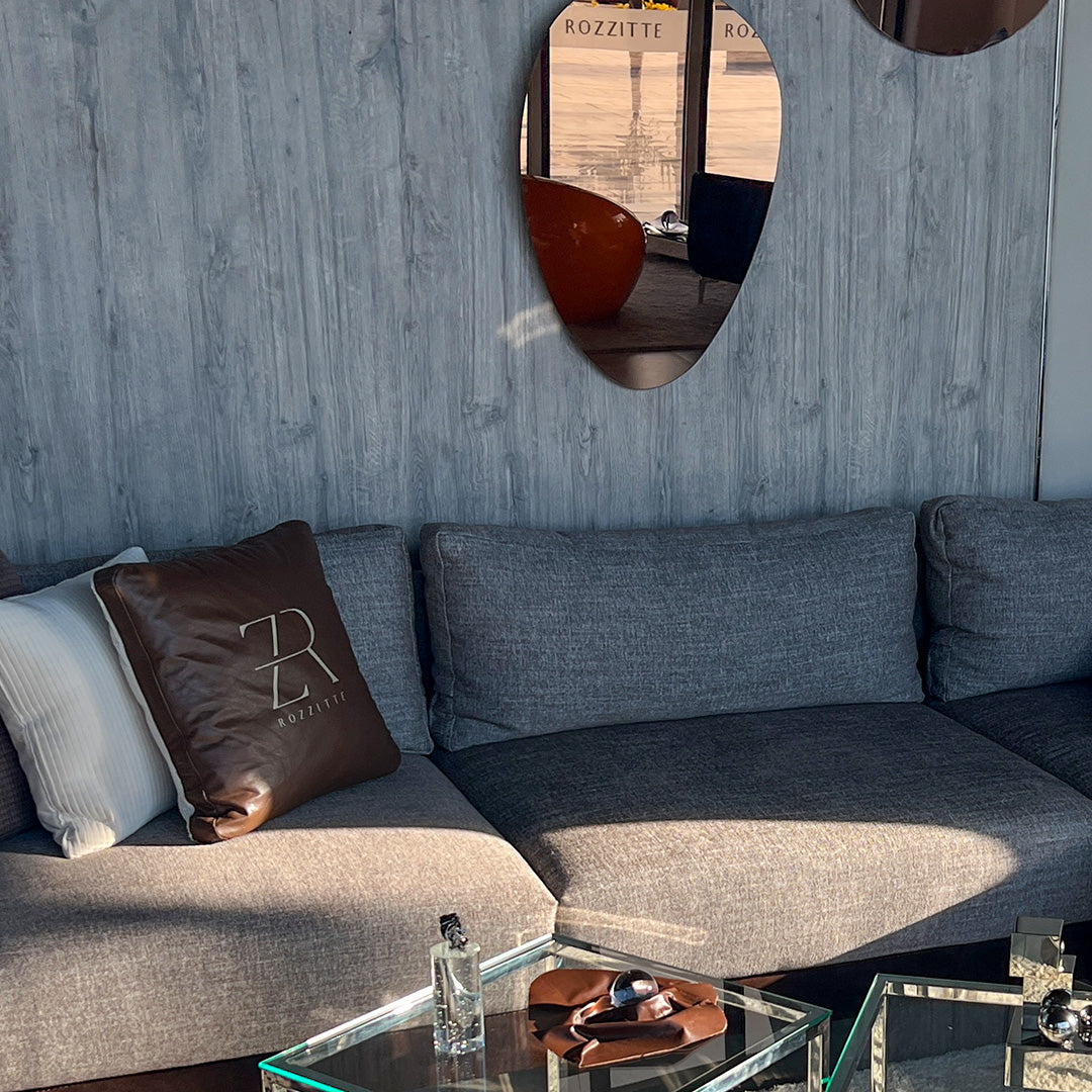 Sofia genuine leather sofa