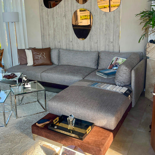 Sofia genuine leather sofa
