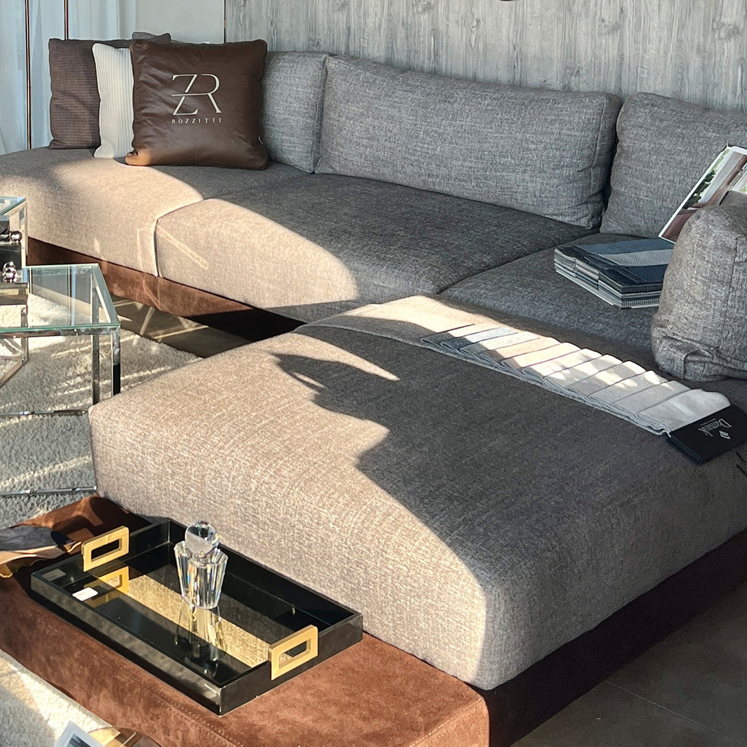 Sofia genuine leather sofa