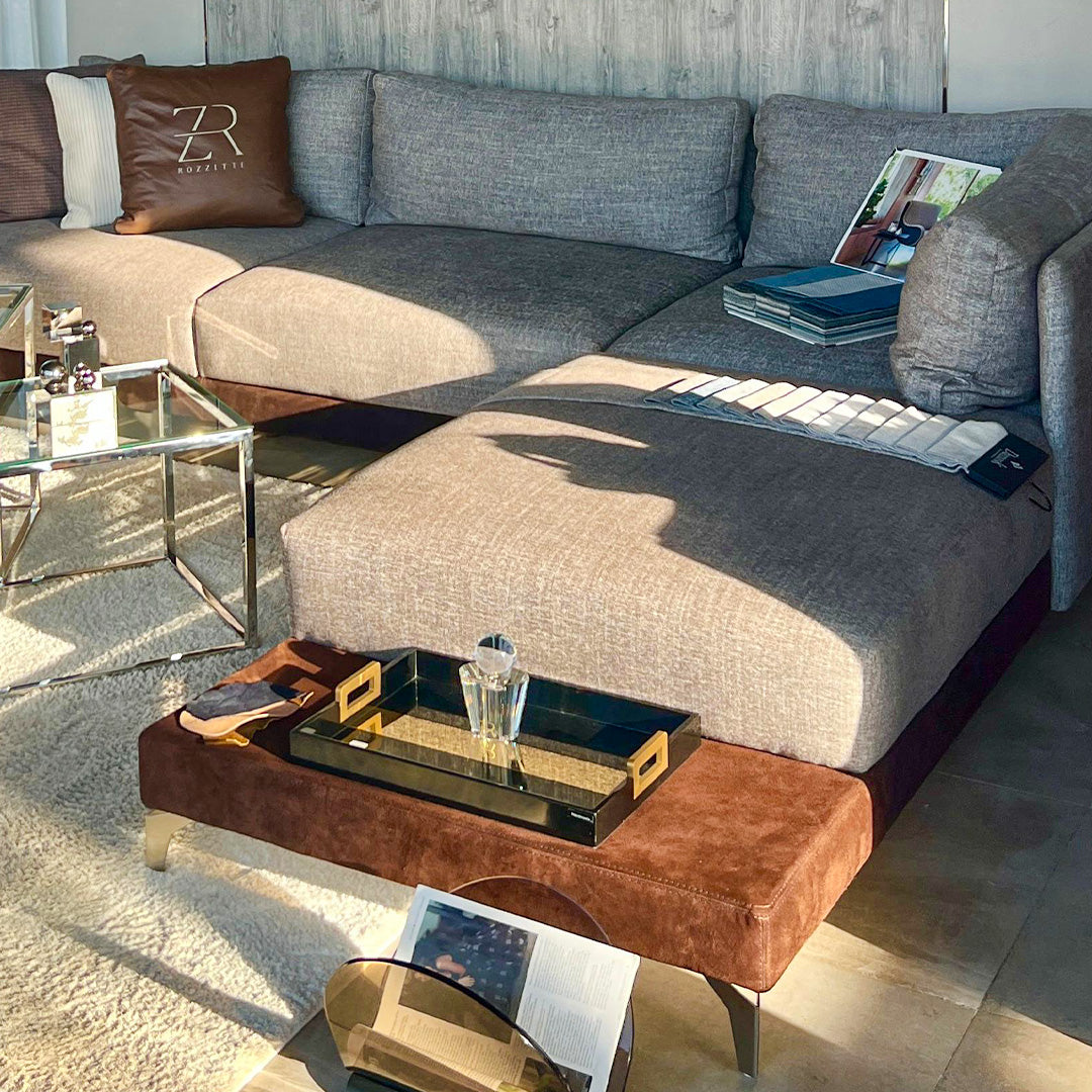Sofia genuine leather sofa