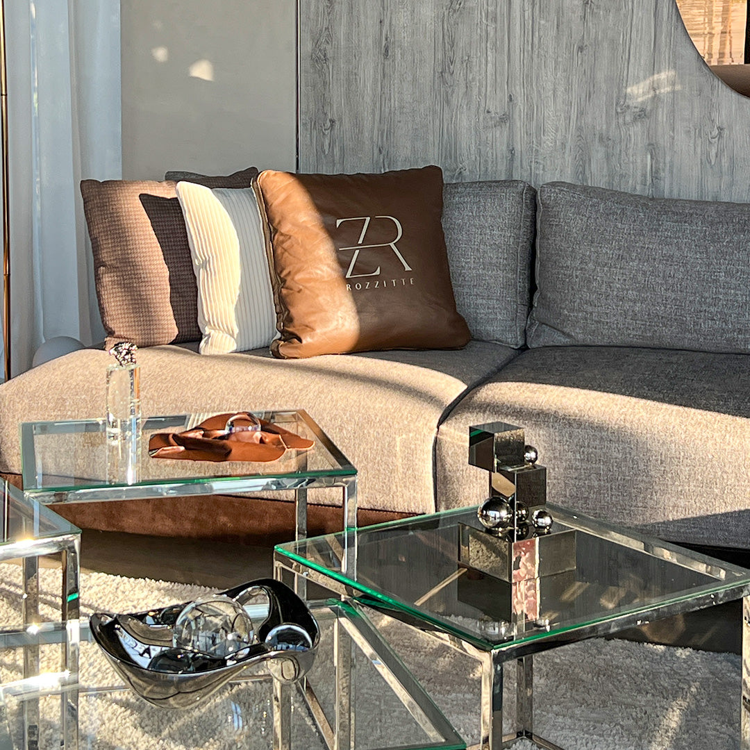 Sofia genuine leather sofa